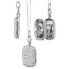 Slim "Fran" Sterling Silver Locket Necklace