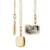 Slim "Viv" Gold Locket Necklace