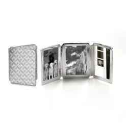 Small Diamond Pattern Three Photo Image Case