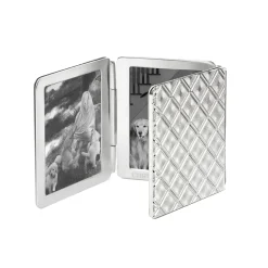 Small Diamond Pattern Three Photo Image Case