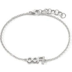 Sterling Silver “OOF” Bracelet