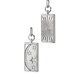 Sun, Moon and Stars Medallion with Sapphires