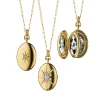 The Four Image "Premier" Starburst Diamond Locket