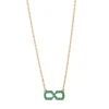 The Symbol Emerald Infinity Necklace