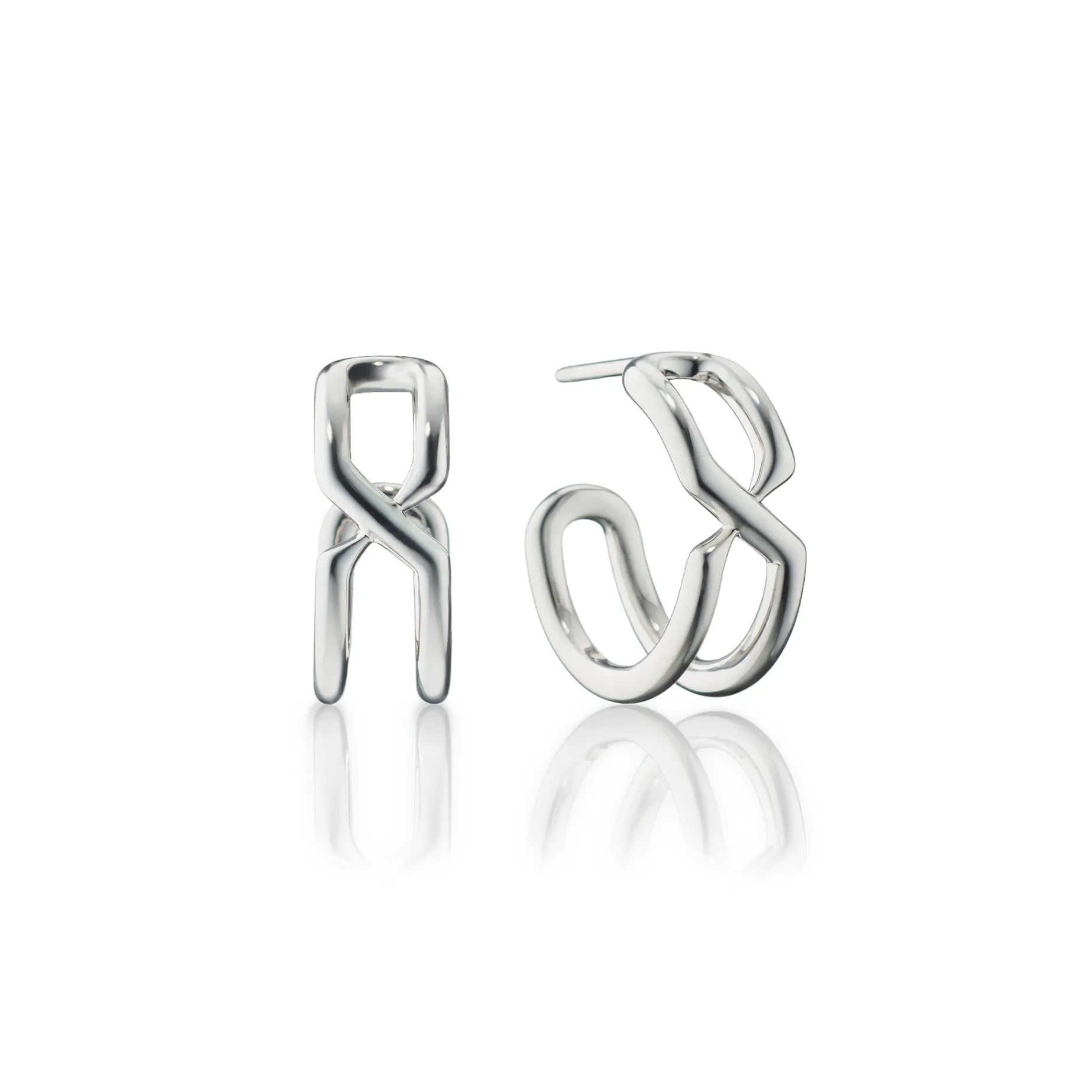 The Symbol Large Infinity Hoop Earrings