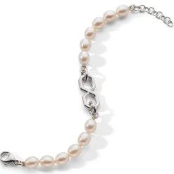 The Symbol Pearl Infinity Bracelet