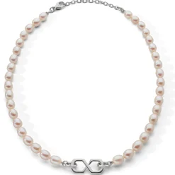The Symbol Pearl Infinity Necklace