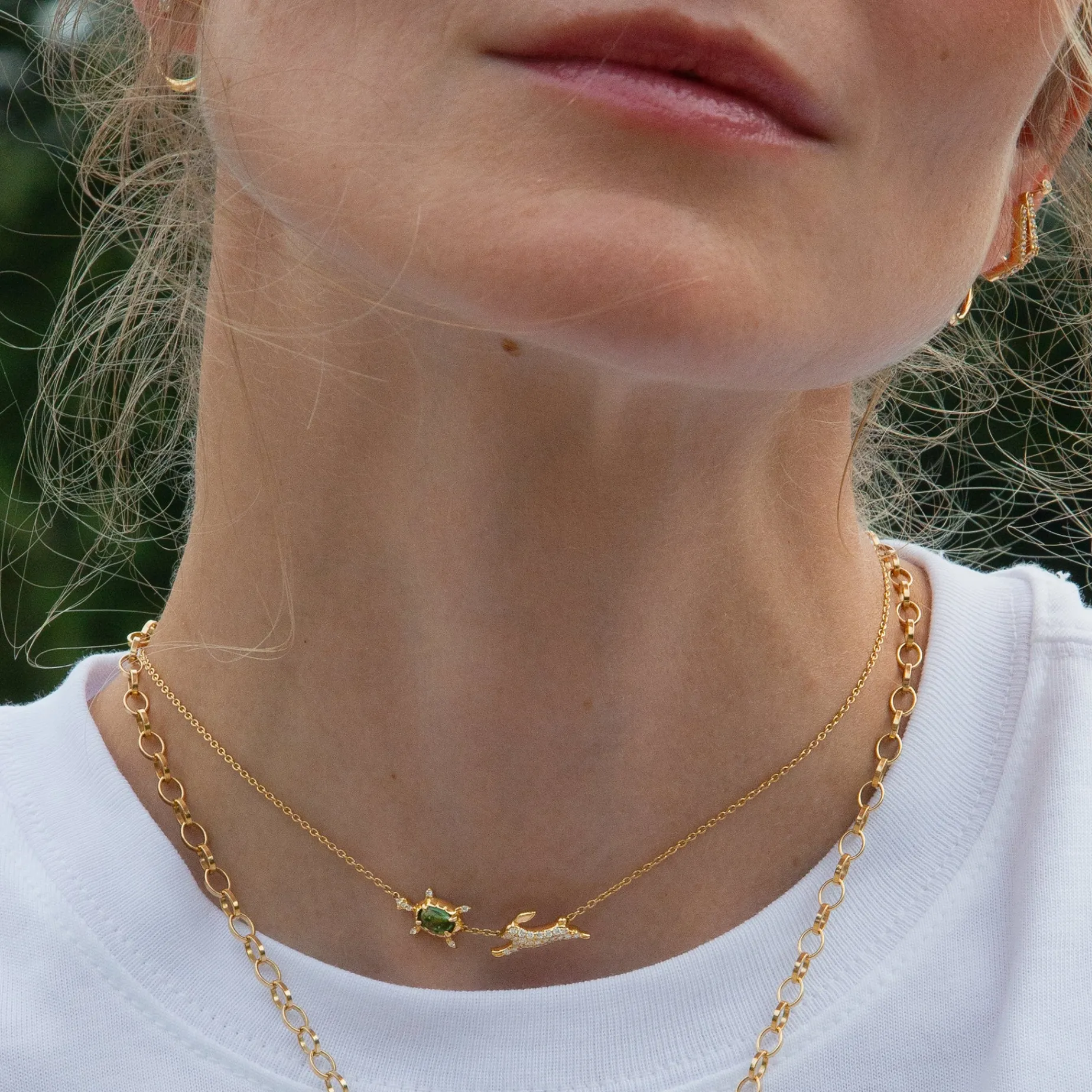 The Tortoise and the Hare Necklace