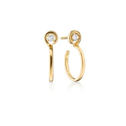 The Twist Large Infinity Hoop Earrings