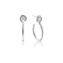 The Twist Large Infinity Hoop Earrings