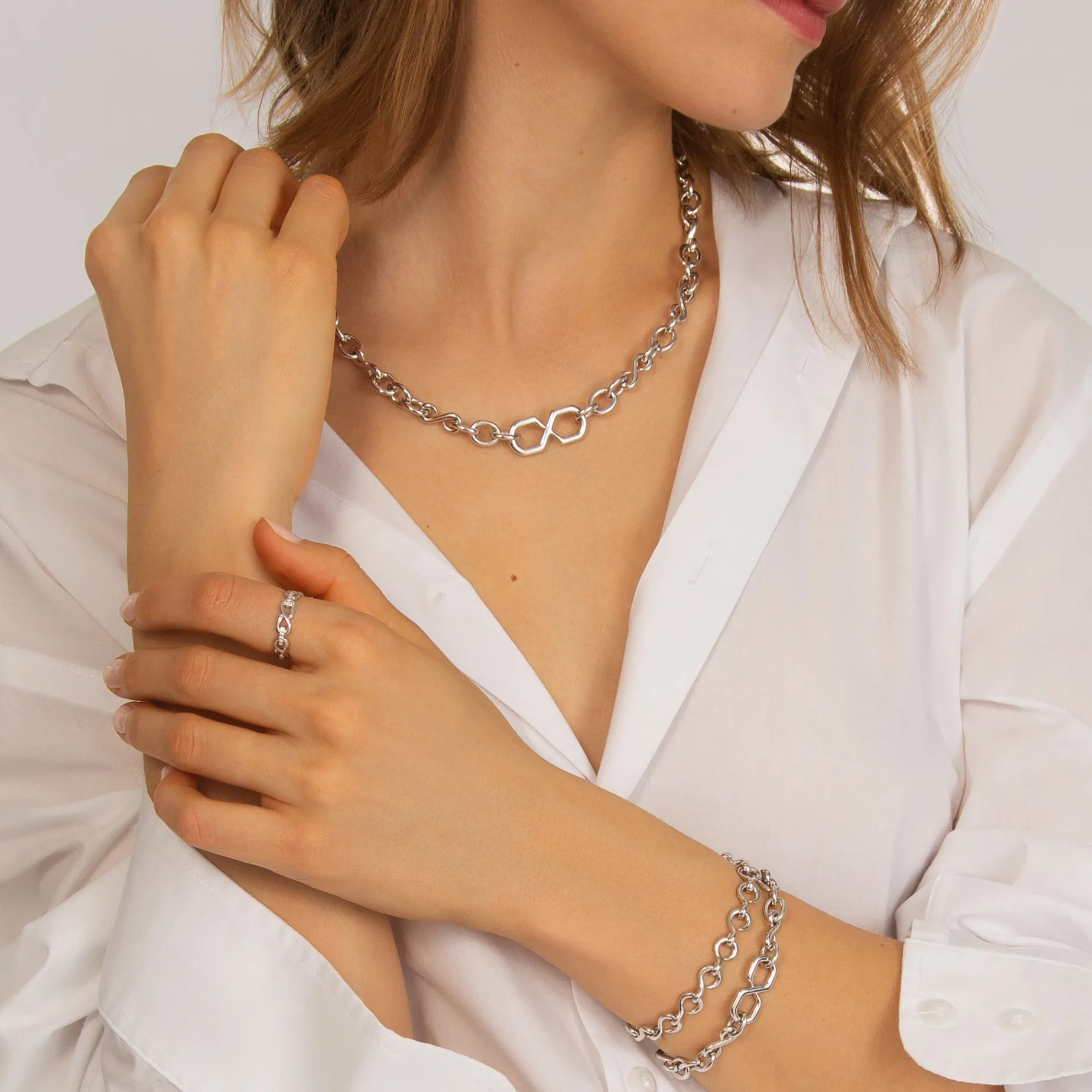 The Twist Petite Infinity Bracelet