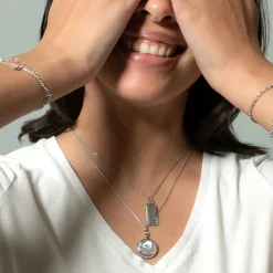 Twinkle Star Sapphire Locket Necklace