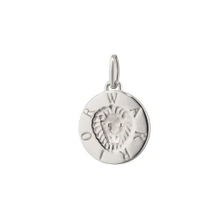 Warrior Lion Sterling Silver Intaglio Charm