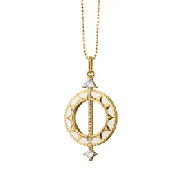 White Enamel Sundial - Time is Precious